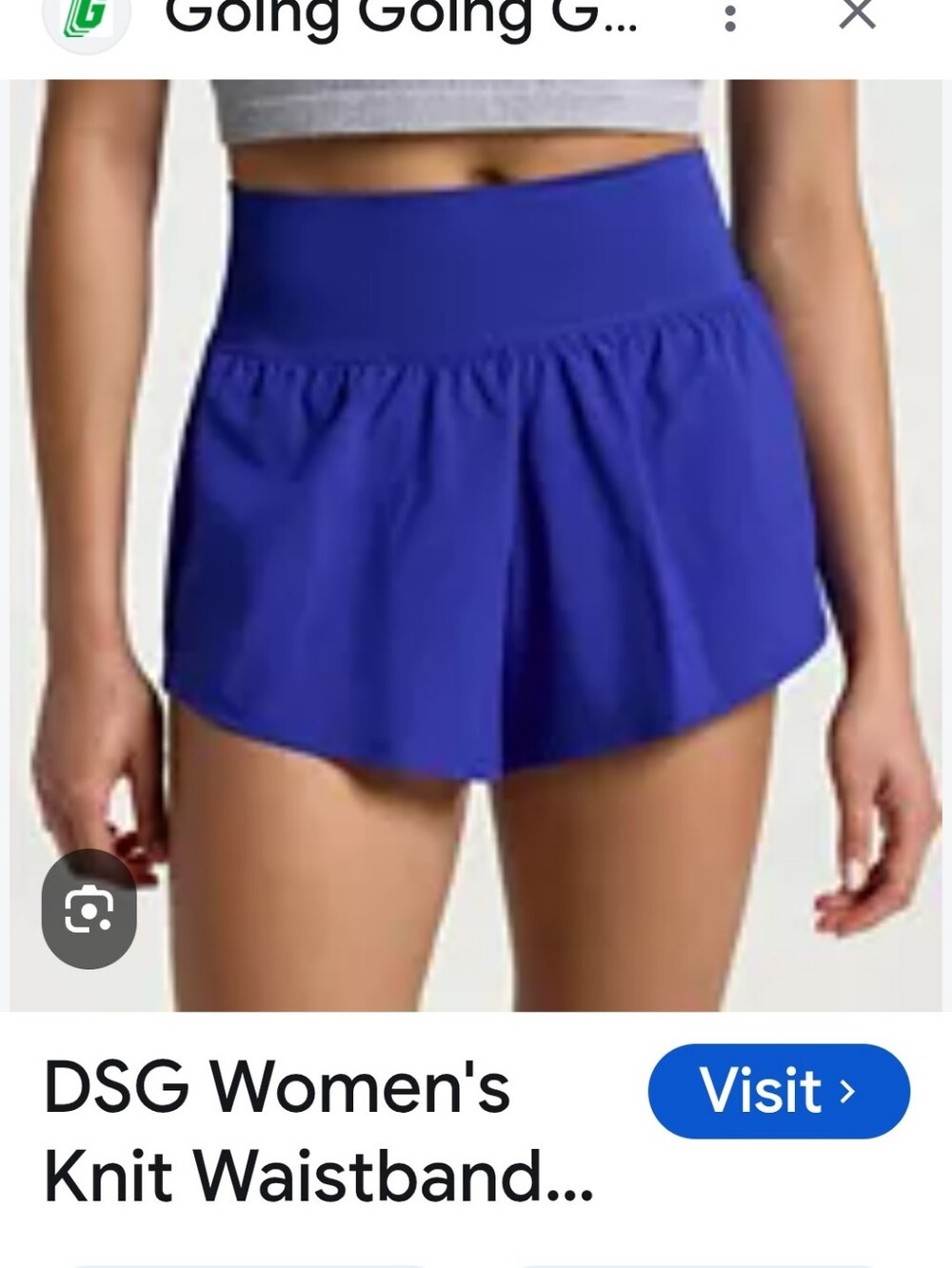 DSG Women's Stride Shorts  in Purple- Large -Like New